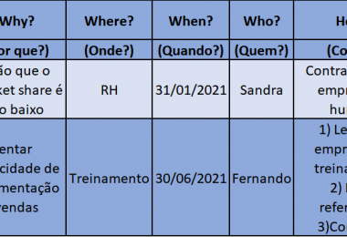 Plano de Ação 5W2H