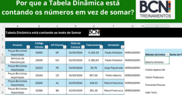 Tabela dinâmica que está contando ao invés de somar