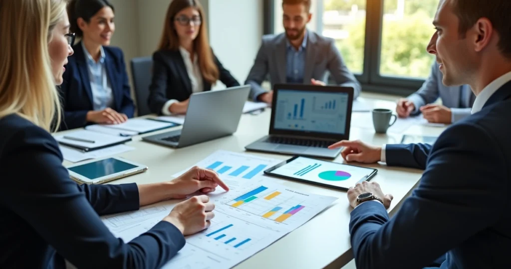 Reunião de formação de preço na empresa